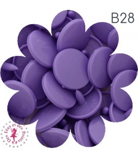 Pressions KAM - Rondes T3 Brillantes - Lavande - B28