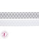 Elastique ruban - Losanges - Gris & Blanc - 16 mm