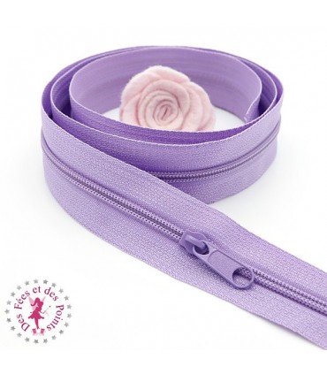 Fermeture éclair nylon au mètre - Parme