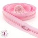 Fermeture éclair nylon au mètre - Rose