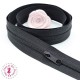 Fermeture éclair nylon au mètre - Noir