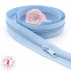 Fermeture éclair nylon au mètre - Bleu clair