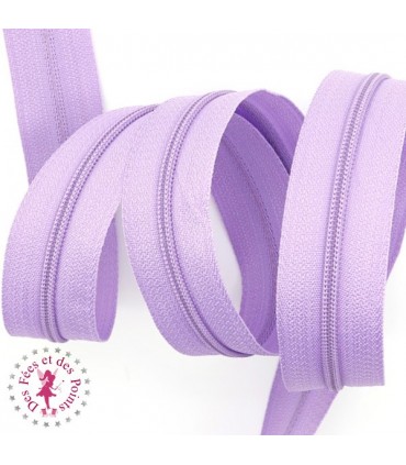 Fermeture éclair nylon au mètre - Parme