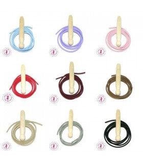 Elastique rond au mètre - 3 mm - 9 couleurs