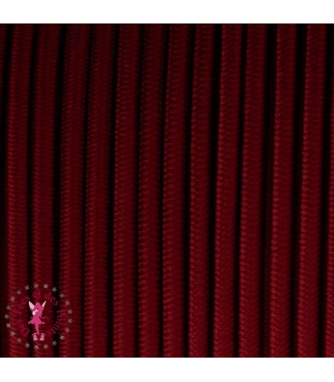 Elastique rond au mètre - 3 mm - Bordeaux