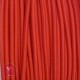 Elastique rond au mètre - 3 mm - Rouge
