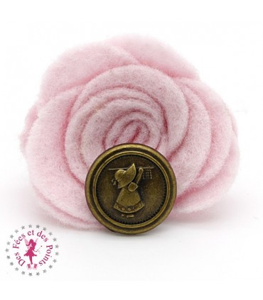 Pression métallique - Sunbonnet "La Lessive"