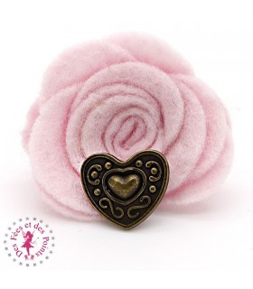 Pression métallique - Coeur