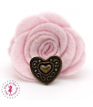 Pression métallique - Coeur