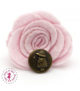 Pression métallique - Sunbonnet Fille