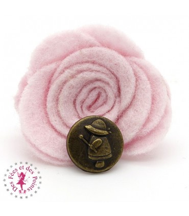 Pression métallique - Sunbonnet Fille