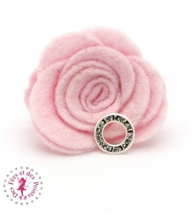 Oeillet avec strass - ø 12 mm - Argent