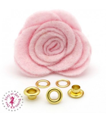 Oeillets - ø 8 mm - Or