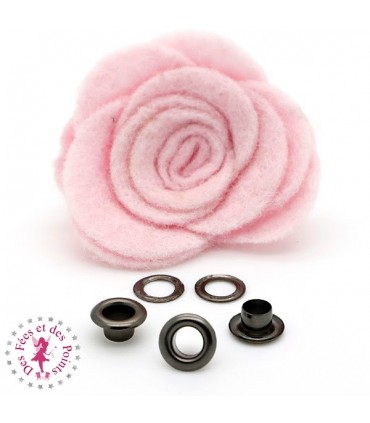 Oeillets - ø 8 mm - Bronze/Or/Argent/Gun Metal