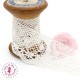 Dentelle Fleurie ancienne au fuseaux - Largeur 4.5 cm