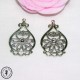 Pendentif "Ovale en dentelle"