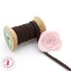 Elastique ruban plat - 6 mm - Chocolat