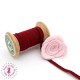 Elastique ruban plat - 6 mm - Bordeaux