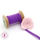 Elastique ruban plat - 6 mm - Violet