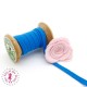 Elastique ruban plat  - 6 mm - Bleu