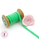 Elastique ruban plat - 6 mm - Vert clair