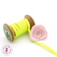 Elastique ruban plat - 6 mm - Jaune fluo
