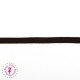 Elastique ruban plat - 6 mm - Chocolat