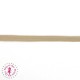 Elastique ruban plat - 6 mm - Beige