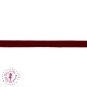 Elastique ruban plat - 6 mm - Bordeaux