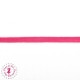 Elastique ruban plat - 6 mm - Rose