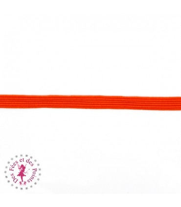 Elastique ruban plat - 6 mm - Citrouille