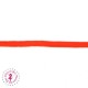 Elastique ruban plat - 6 mm - Orange fluo