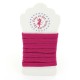 Elastique ruban plat sur cartonnette - 6 mm - 20 couleurs