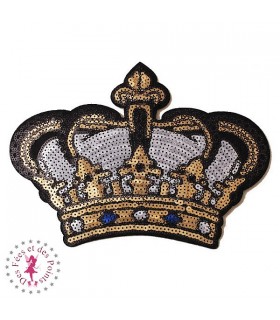 Couronne en sequins / paillettes à thermocoller