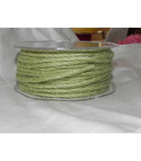 Cordelière jute vert tendre