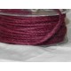 Cordelière jute aubergine poudré