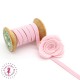 Elastique ruban plat au mètre - 6 mm - Rose clair