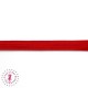 Elastique ruban plat au mètre - 6 mm - Rouge