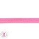 Elastique ruban plat au mètre - 6 mm - Rose
