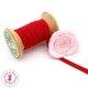 Elastique ruban plat au mètre - 6 mm - Rouge