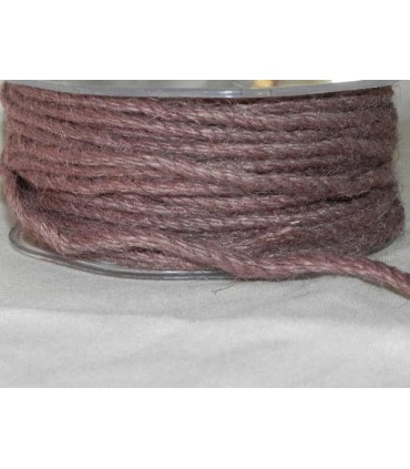 Cordelière jute chocolat