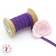 Elastique ruban plat au mètre - 6 mm - Violet
