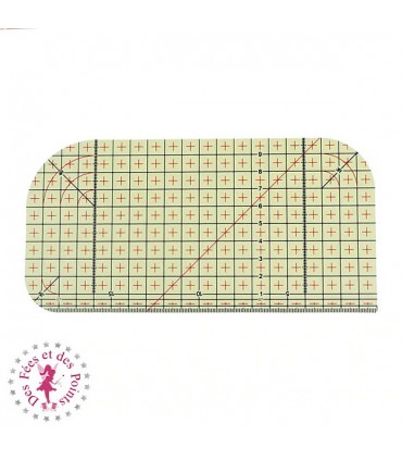 Règle à repasser pour ourlets