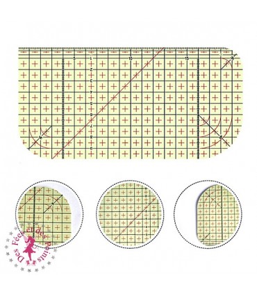 Règle à repasser pour ourlets