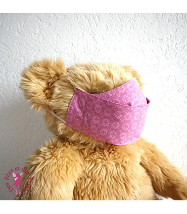 Masque de protection Anti buée - Grafic Rose - Taille M - Femme