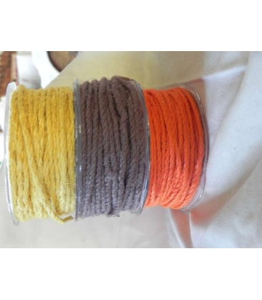 Cordelière jute chocolat