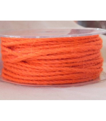 Cordelière jute mandarine