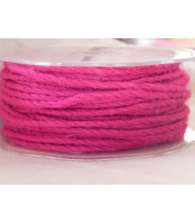 Cordelière jute fuschia