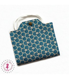 Pochette pour masque chirurgical - Riad Turquoise