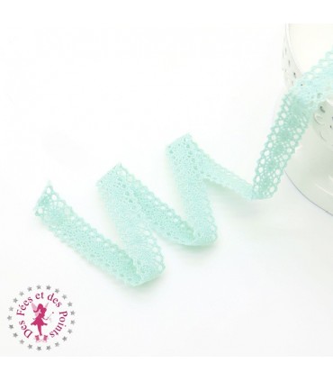 Dentelle "Confetti"  - 10 mm - Menthe